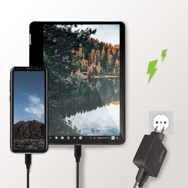 Netzteil Adapter, 1x USB-C PD Port & 1x USB-A QC Port, 18W – Bild 5