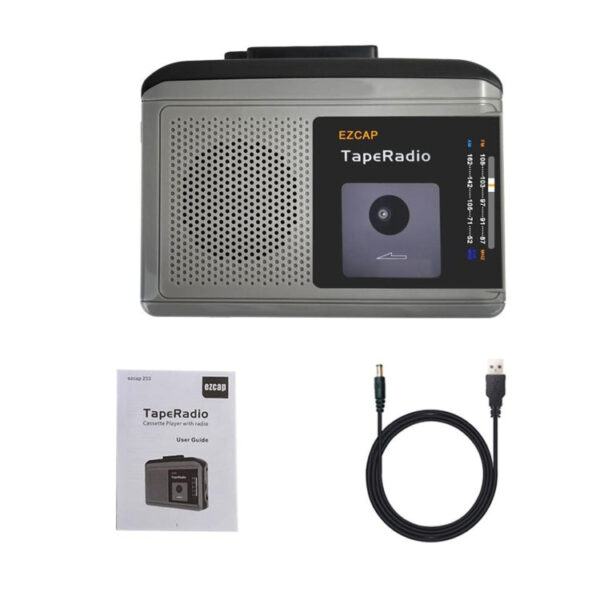 Walkman mit Radio & Lautsprecher, Betrieb mit Batterien/USB – Bild 8