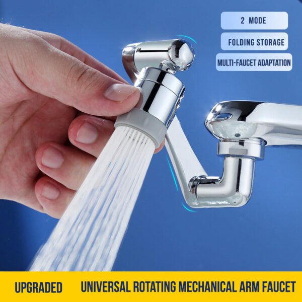 Universal 1080 ° Rotation Extender Wasserhahn Kunststoff Splash Filter – Bild 2
