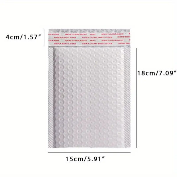 150 Stück  Selbstklebende Wasserdichte Versandtasche 15.24x17.78cm – Bild 4