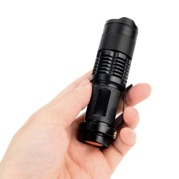 Tragbare LED Mini-Taschenlampe für den Außenbereich – Bild 3