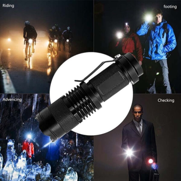 Tragbare LED Mini-Taschenlampe für den Außenbereich – Bild 7