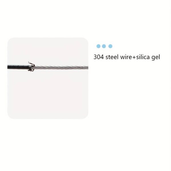 Verstellbares Brillenband Seil in Schwarz – Bild 6