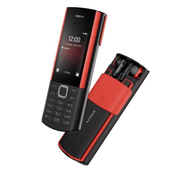 NOKIA 5710 Xpress Audio (128 MB, 2.8", 0.3 MP, Schwarz, Rot) – Bild 8