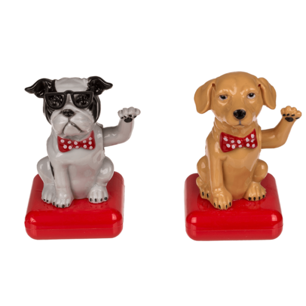 Bewegliche Figur, Winkender Hund – Bild 4