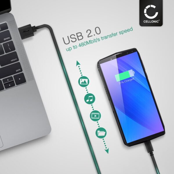 USB Kabel (LANGER STECKER) für Blackview/Ulefone etc... – Bild 2