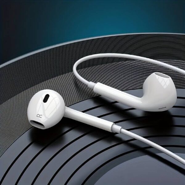 Universelle kabelgebundene Kopfhörer Typ-C Flat Head In-Ear für Android-Telefone – Bild 2