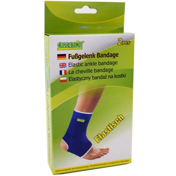 Bandagen für Fussgelenk, Ellenbogen, Knie, Handgelenk, Unterarm 2er Set – Bild 2