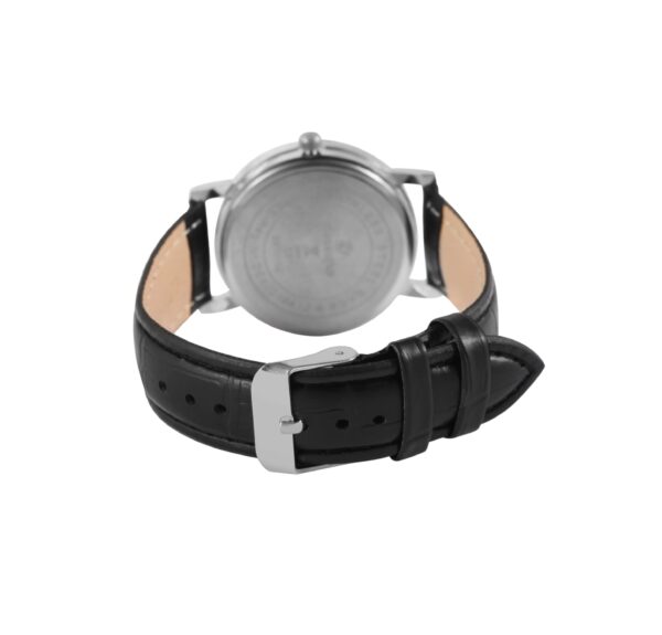 Classique Herrenuhr mit Lederimitationsarmband – Bild 7