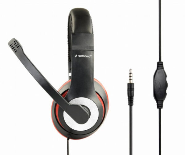 Gembird Stereo-Headset MHS-03-BKRD – Bild 3