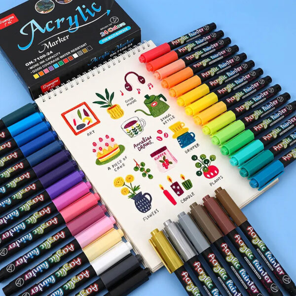 Acrylic Marker DIY Hand-Painted Graffiti 36 Farben – Bild 7