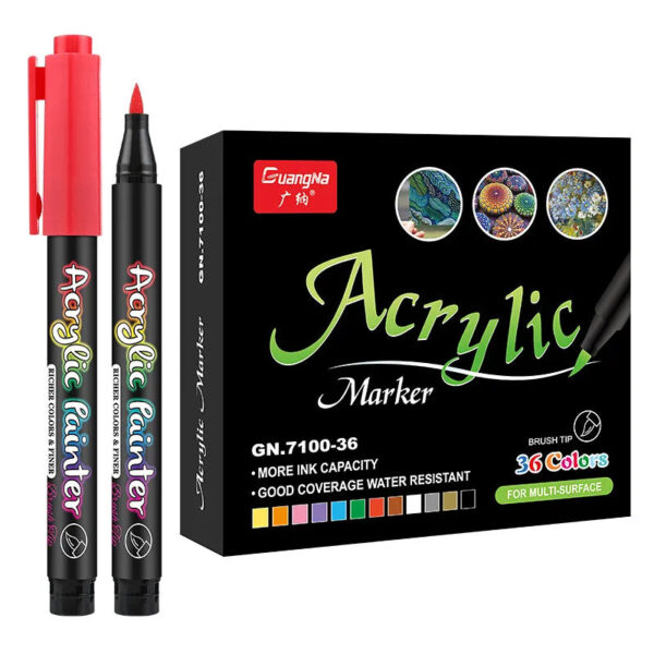 Acrylic Marker DIY Hand-Painted Graffiti 36 Farben – Bild 4