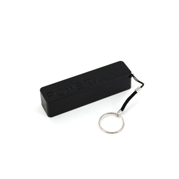 Power Bank 2600mAh mobiler Akku Ladegerät mit USB in Schwarz – Bild 2