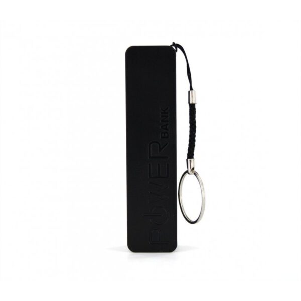 Power Bank 2600mAh mobiler Akku Ladegerät mit USB in Schwarz