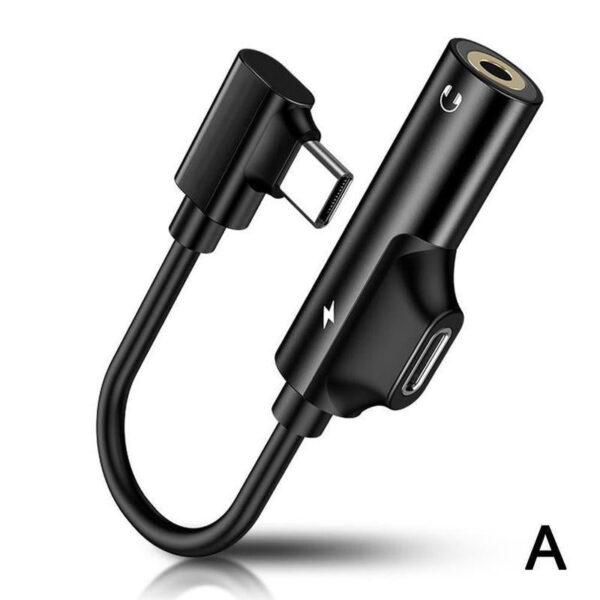 USB-C Kopfhörer und Ladeadapter auf 3.5 Klinke