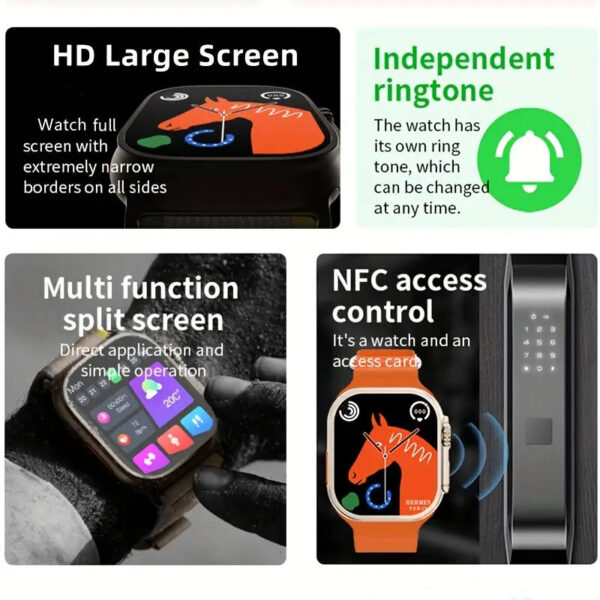 Smartwatch S8 Ultra Max 5,28 cm HD-Touchscreen für Android/iOS-Telefone – Bild 4