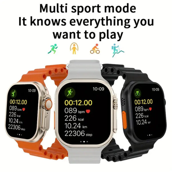 Smartwatch S8 Ultra Max 5,28 cm HD-Touchscreen für Android/iOS-Telefone – Bild 2