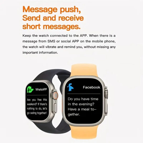 T900 Ultra Smart Watch 2023 Neue 2,09" Serie 8 Ultra – Bild 3